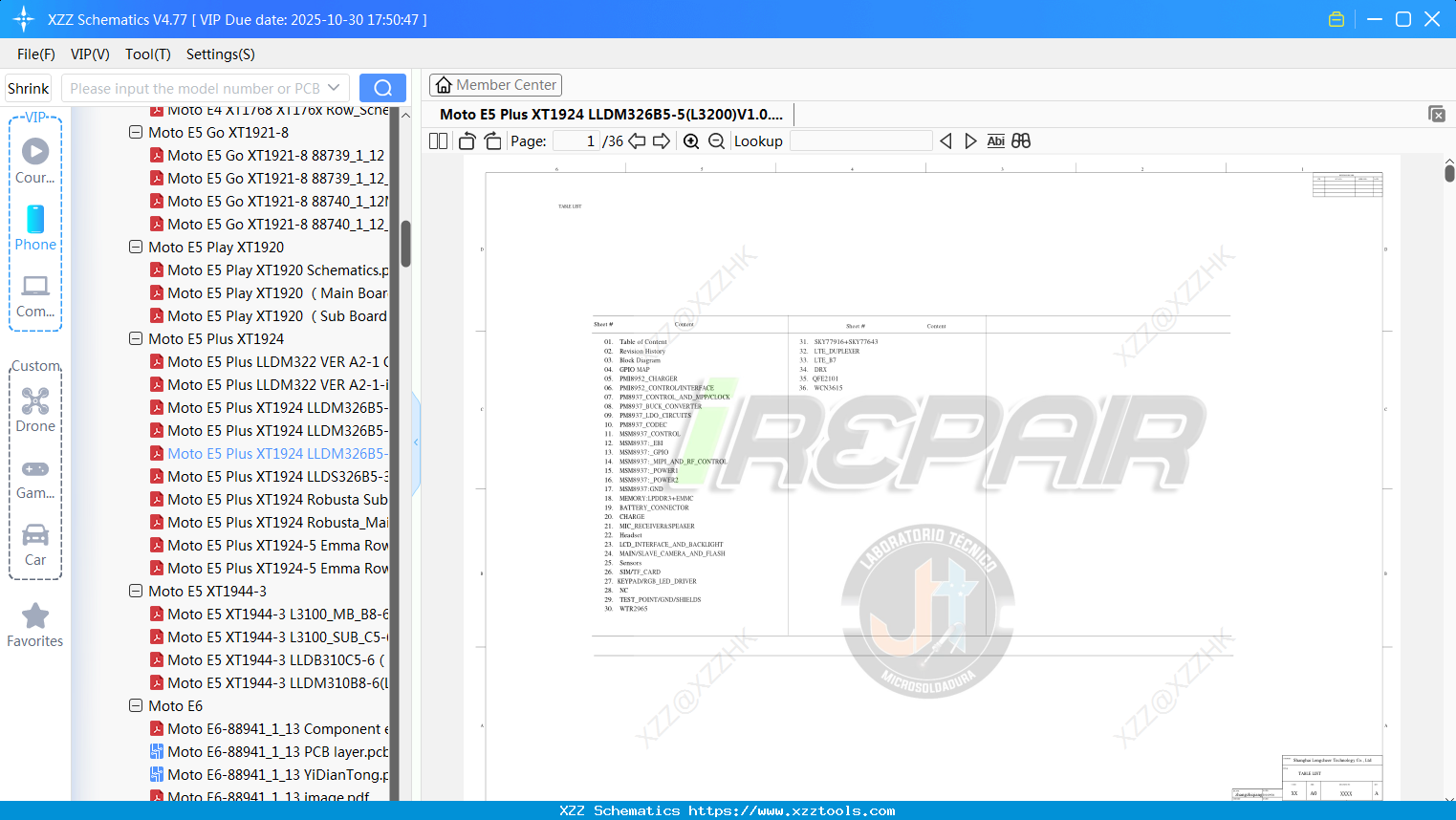 Motorola Moto E5 Plus XT1924 LLDM326B5-5(L3200)V1.0